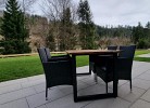 Terrassenansicht mit Garten